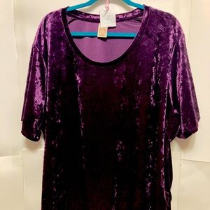 Velvet Purple Short Sleeve T-shirt